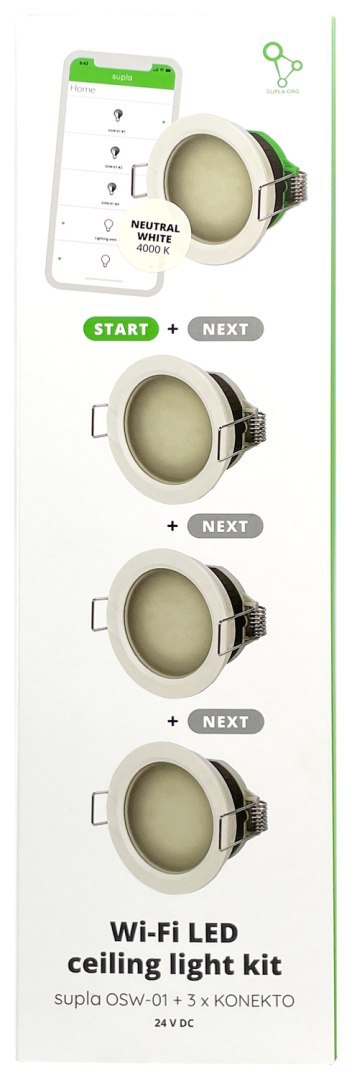 ZESTAW OPRAW OŚWIETLENIOWYCH LED ZSO-01/4000 ZAMEL