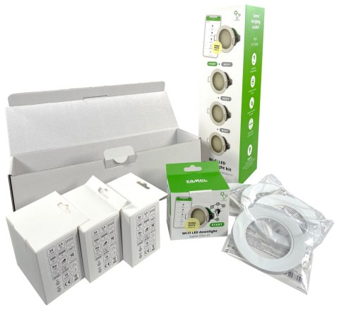 ZESTAW OPRAW OŚWIETLENIOWYCH LED ZSO-01/4000 ZAMEL