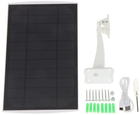KAMERA SOLARNA IP, OBROTOWA ZEWNĘTRZNA APTI-W21S4-TUYA-S2 Wi-Fi, Tuya Smart - 3 Mpx 3.6 mm