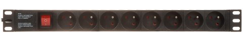 LISTWA ZASILAJĄCA PD-8/R-IEC 1.8 m