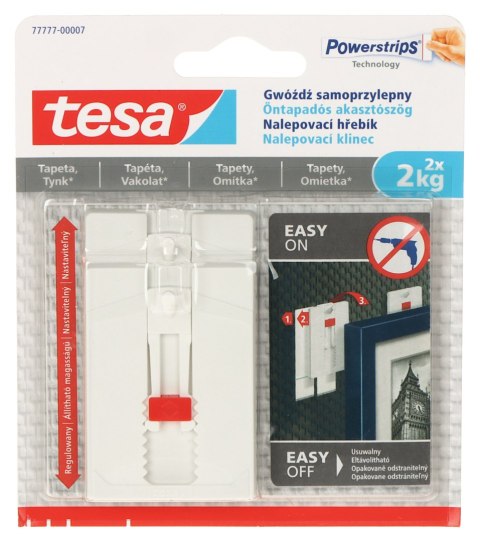 REGULOWANY GWÓŹDŹ SAMOPRZYLEPNY ADHESIVE-NAIL/2 TESA