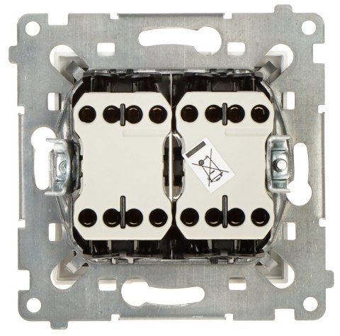 ŁĄCZNIK KRZYŻOWY PODWÓJNY DW7/2.01/X/11-SIMON54 250 V 10 A