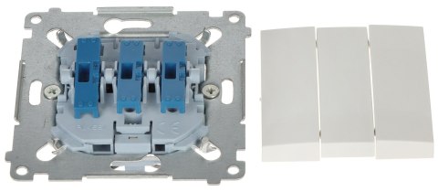 ŁĄCZNIK POTRÓJNY Z PODŚWIETLENIEM DW31L.01/11-SIMON54 250 V 10 A