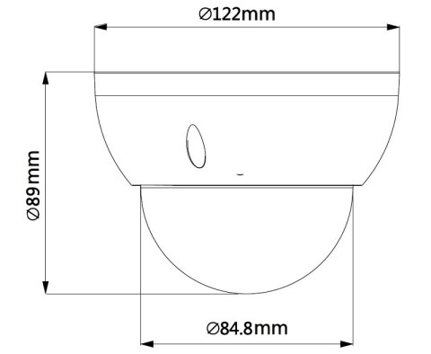KAMERA IP SZYBKOOBROTOWA SD22204DB-GNY - 1080p 2.8 ... 12 mm DAHUA