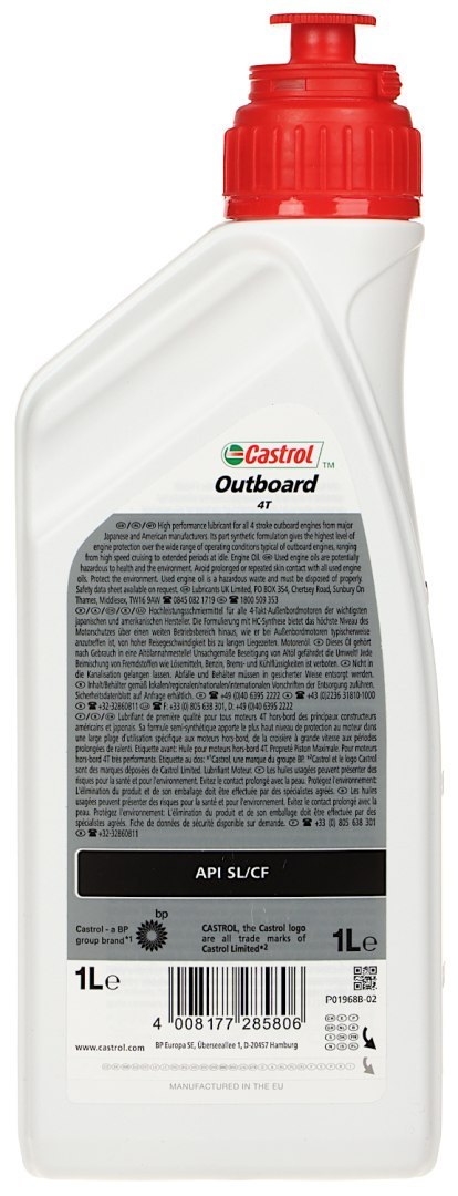 OLEJ SILNIKOWY OIL-4S-1L/CASTROL DO SILNIKÓW 4-SUWOWYCH