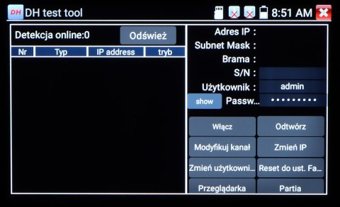 WIELOFUNKCYJNY TESTER CCTV CS-HB-30H