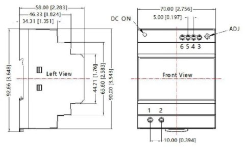 ZASILACZ IMPULSOWY DL2-100-48-U