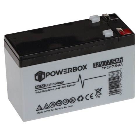 AKUMULATOR 12V/7.5AH-POWERBOX