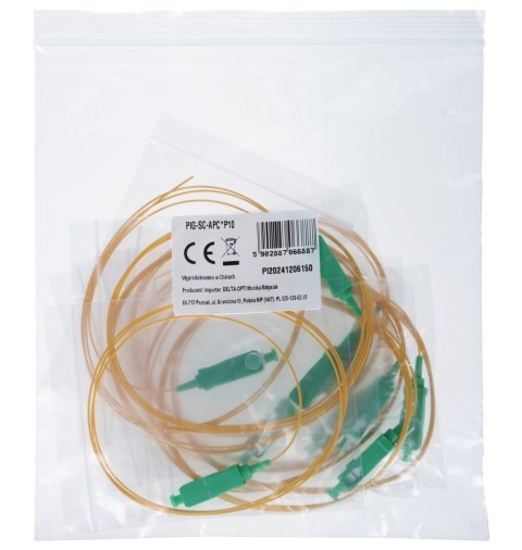 PIGTAIL JEDNOMODOWY - WTYK SC-APC PIG-SC-APC*P10