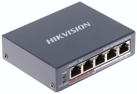 SWITCH POE DS-3E1105P-EI-V2 4-PORTOWY Hikvision