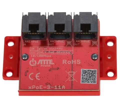 SWITCH POE / EXTENDER XPOE-3-11A 3-PORTOWY ATTE