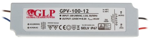 ZASILACZ IMPULSOWY 12V/8.3A/GPV