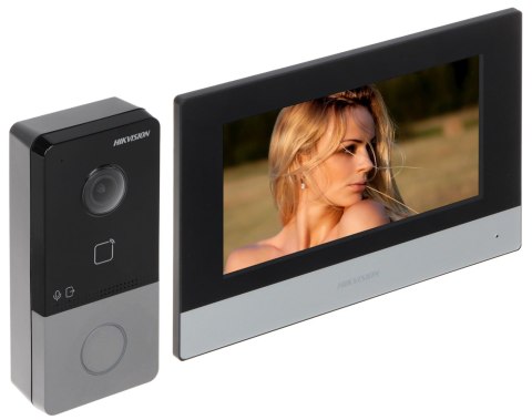 ZESTAW WIDEODOMOFONOWY DS-KIS603-P(B) Hikvision
