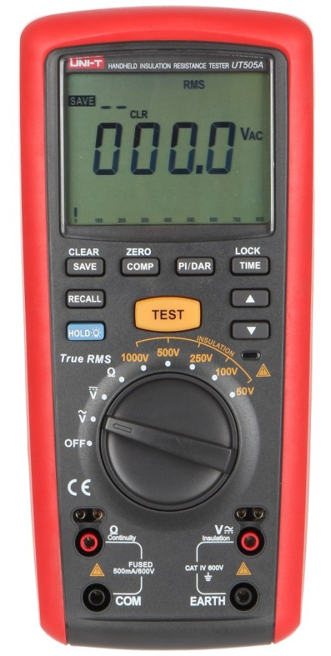 MIERNIK REZYSTANCJI IZOLACJI UT-505A UNI-T