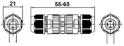 PUSZKA POŁĄCZENIOWA PUH-3P-M16
