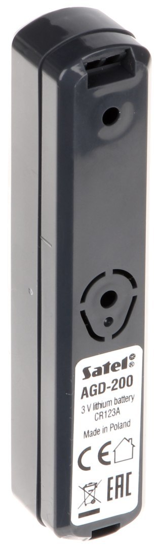 BEZPRZEWODOWA CZUJKA ZBICIA SZKŁA AGD-200-DG (Glass-Break-Detector-DG) SATEL