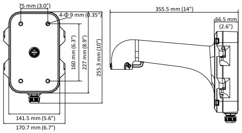 UCHWYT KAMERY DS-1604ZJ Hikvision
