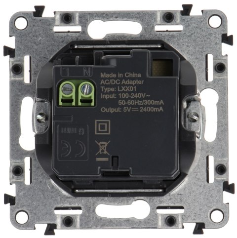 GNIAZDO ŁADOWANIA LE-753112 Valena Life 2 PORTY USB 2.4A/5V LEGRAND