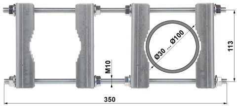 OBEJMA DYSTANSOWA OZP-100