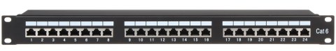 PATCH PANEL RJ-45 PP-24/RJ6-C/FTP-S