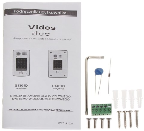 WIDEODOMOFON S1401D VIDOS