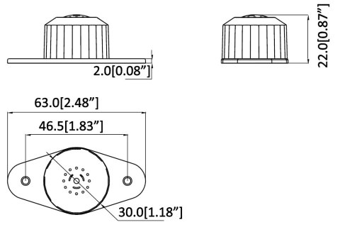 MODUŁ AUDIO, MIKROFON HAP100 DAHUA