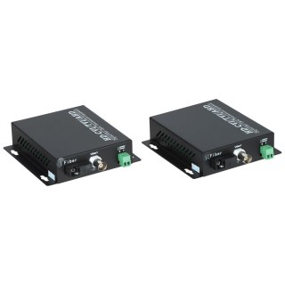 ŚWIATŁOWODOWY KONWERTER WIDEO OVH-1D/SC 1X VIDEO + RS-485 KOMPLET TXRX