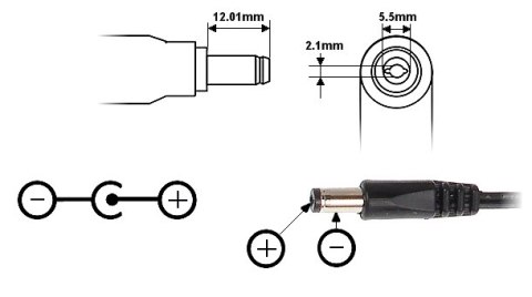 ZASILACZ 12V/1.5A/PROTEC