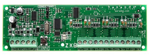 EKSPANDER ZX8-P2C 8 WEJŚĆ PARADOX