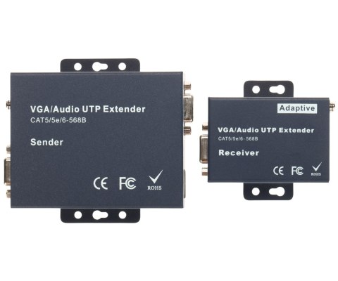 EXTENDER VGA+AU/UTP Delta Multimedia