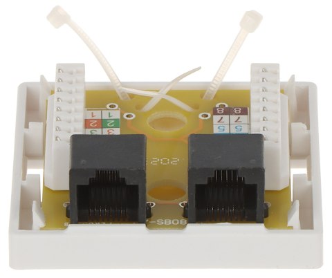 GNIAZDO KOŃCOWE RJ45-2G1/6 PODWÓJNE