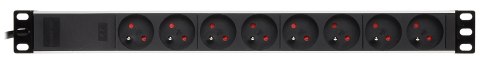 LISTWA ZASILAJĄCA PD-8/RACK/IEC