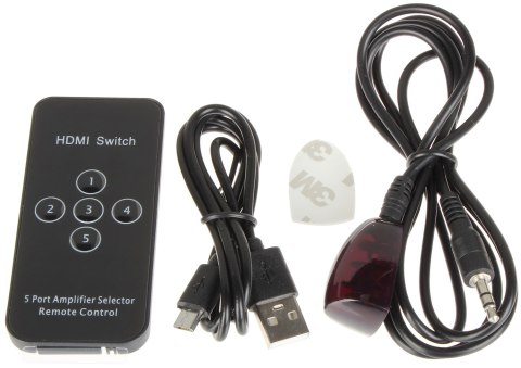 PRZEŁĄCZNIK HDMI-SW-5/1P