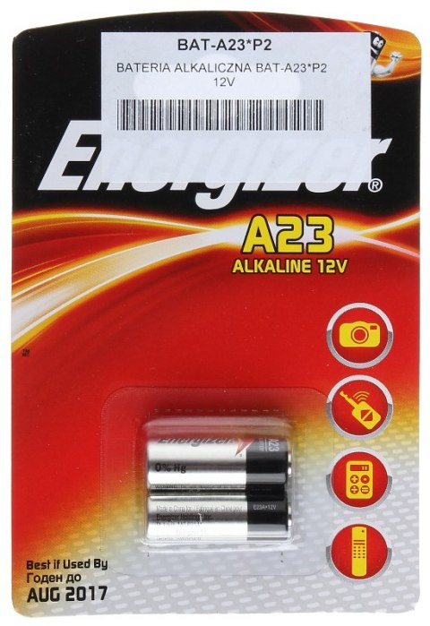 BATERIA ALKALICZNA BAT-A23*P2 12V A23 ENERGIZER