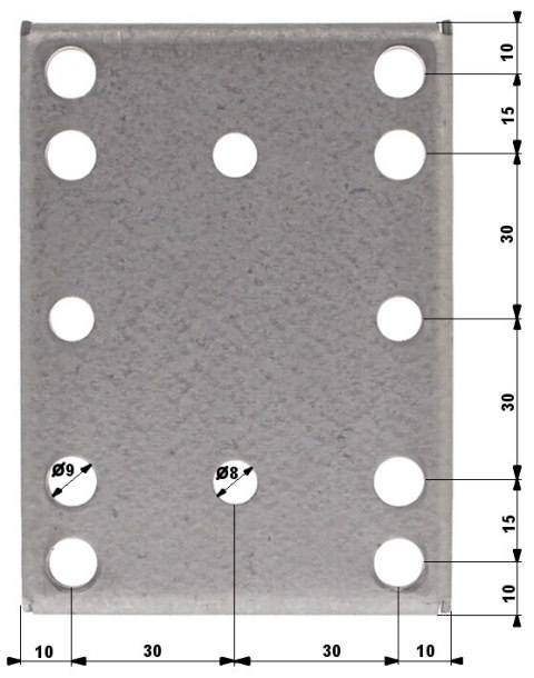 UCHWYT NA SŁUP BRU-1