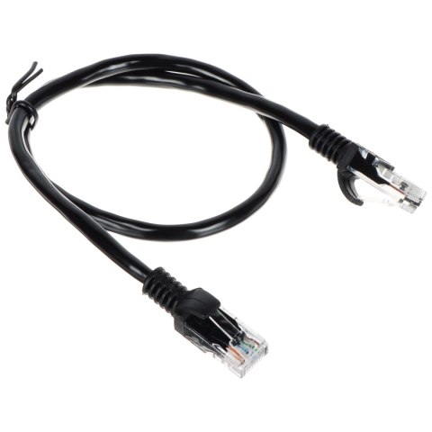 PATCHCORD RJ45/0.5-BLACK 0.5 m