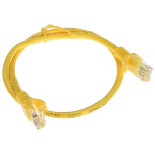 PATCHCORD RJ45/0.5-YELLOW 0.5 m