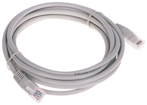 PATCHCORD RJ45/3.0-GREY 3.0 m