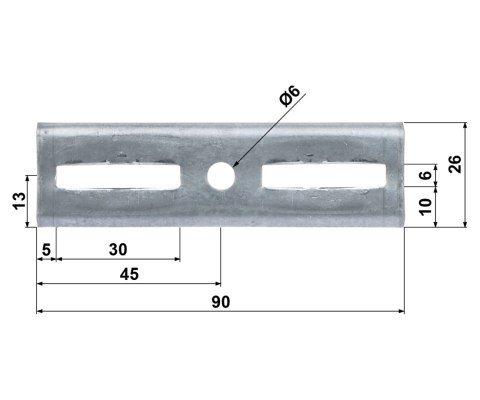 UCHWYT NA SŁUP BRU-2