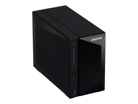 ASUSTOR Drivestor 2 Pro Gen2 AS3302T v2 - Serwer NAS - 2 wnęki - SATA 6Gb/s - RAID JBOD, 0, 1 - RAM 2 GB - 2.5 Gigabit Ethernet 