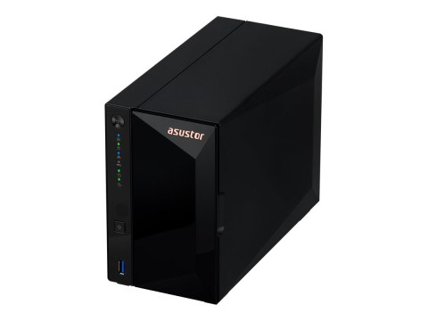 ASUSTOR Drivestor 2 Pro Gen2 AS3302T v2 - Serwer NAS - 2 wnęki - SATA 6Gb/s - RAID JBOD, 0, 1 - RAM 2 GB - 2.5 Gigabit Ethernet 