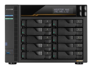 ASUSTOR Lockerstor 10 Gen3 AS6810T - Serwer NAS - 10 wnęki - SATA 6Gb/s / PCIe 4.0 (NVMe) - RAID 0, 1, 5, 6, 10, JBOD - RAM 16 G