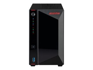 ASUSTOR Nimbustor 2 Gen 2 AS5402T - Serwer NAS - SATA 6Gb/s - RAID 0, 1, 5, 6, 10, JBOD - RAM 4 GB - 2.5 Gigabit Ethernet - iSCS