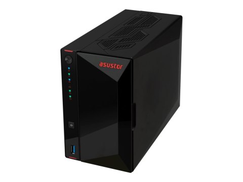 ASUSTOR Nimbustor 2 Gen 2 AS5402T - Serwer NAS - SATA 6Gb/s - RAID 0, 1, 5, 6, 10, JBOD - RAM 4 GB - 2.5 Gigabit Ethernet - iSCS