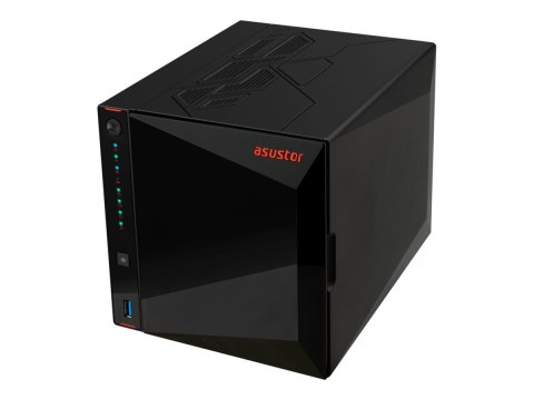 ASUSTOR Nimbustor 4 Gen 2 AS5404T - Serwer NAS - SATA 6Gb/s - RAID 0, 1, 5, 6, 10, JBOD - RAM 4 GB - 2.5 Gigabit Ethernet - iSCS