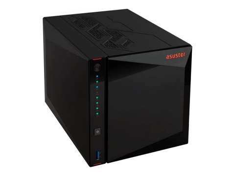ASUSTOR Nimbustor 4 Gen 2 AS5404T - Serwer NAS - SATA 6Gb/s - RAID 0, 1, 5, 6, 10, JBOD - RAM 4 GB - 2.5 Gigabit Ethernet - iSCS
