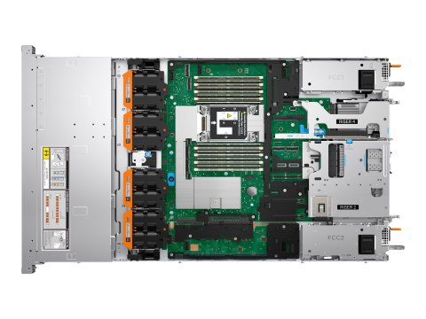 Dell PowerEdge R470 - Serwer - montowany w stojaku 1U - pojedynczy - 1 x Xeon 6517P / do 4.2 GHz - RAM 32 GB - SAS - wymiana pod