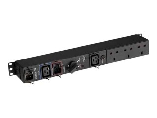 Eaton HotSwap MBP - Przełącznik obejściowy (montowany w stojaku) - AC 220-240 V - 3000 VA - złącza wyjściowe: 4 - 19"