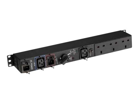 Eaton HotSwap MBP - Przełącznik obejściowy (montowany w stojaku) - AC 220-240 V - 3000 VA - złącza wyjściowe: 4 - 19"