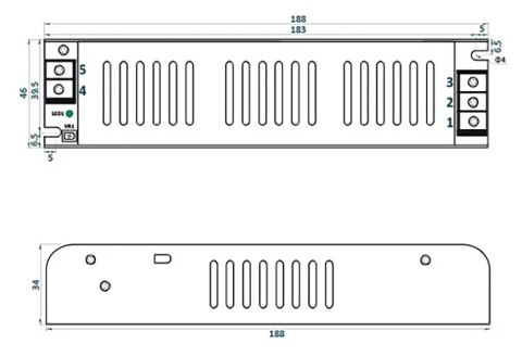 ZASILACZ IMPULSOWY ADLS-120-24 ADLER Power